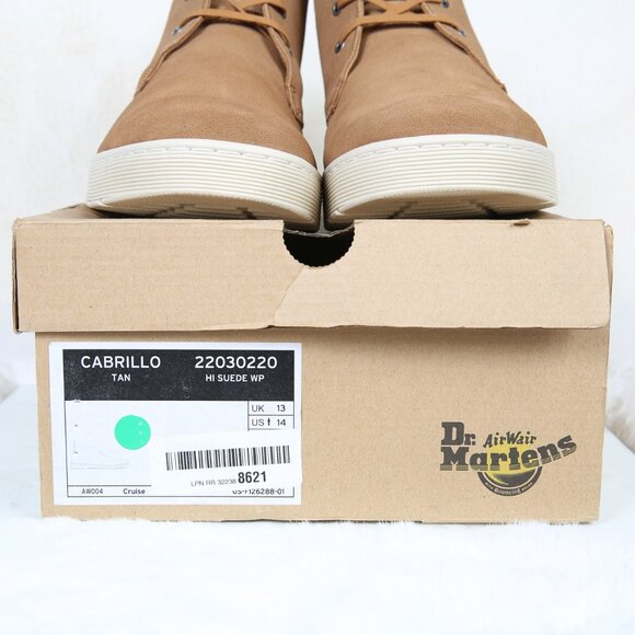 DR. MARTENS Cabrillo Tan Suede Desert Boots NEW IN BOX main image 8